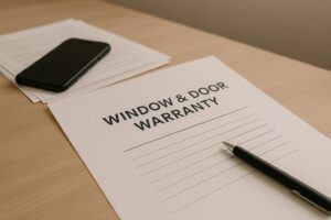 Checklist for Filing a Window or Door Warranty Claim